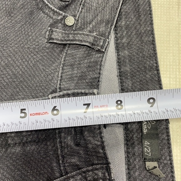 PrAna Jeans Grey Snake Print Organic Cotton Denim Size 4 - Picture 13 of 16